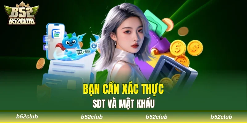 Giao dịch lần đầu cần xác thực số điện thoại, mật khẩu